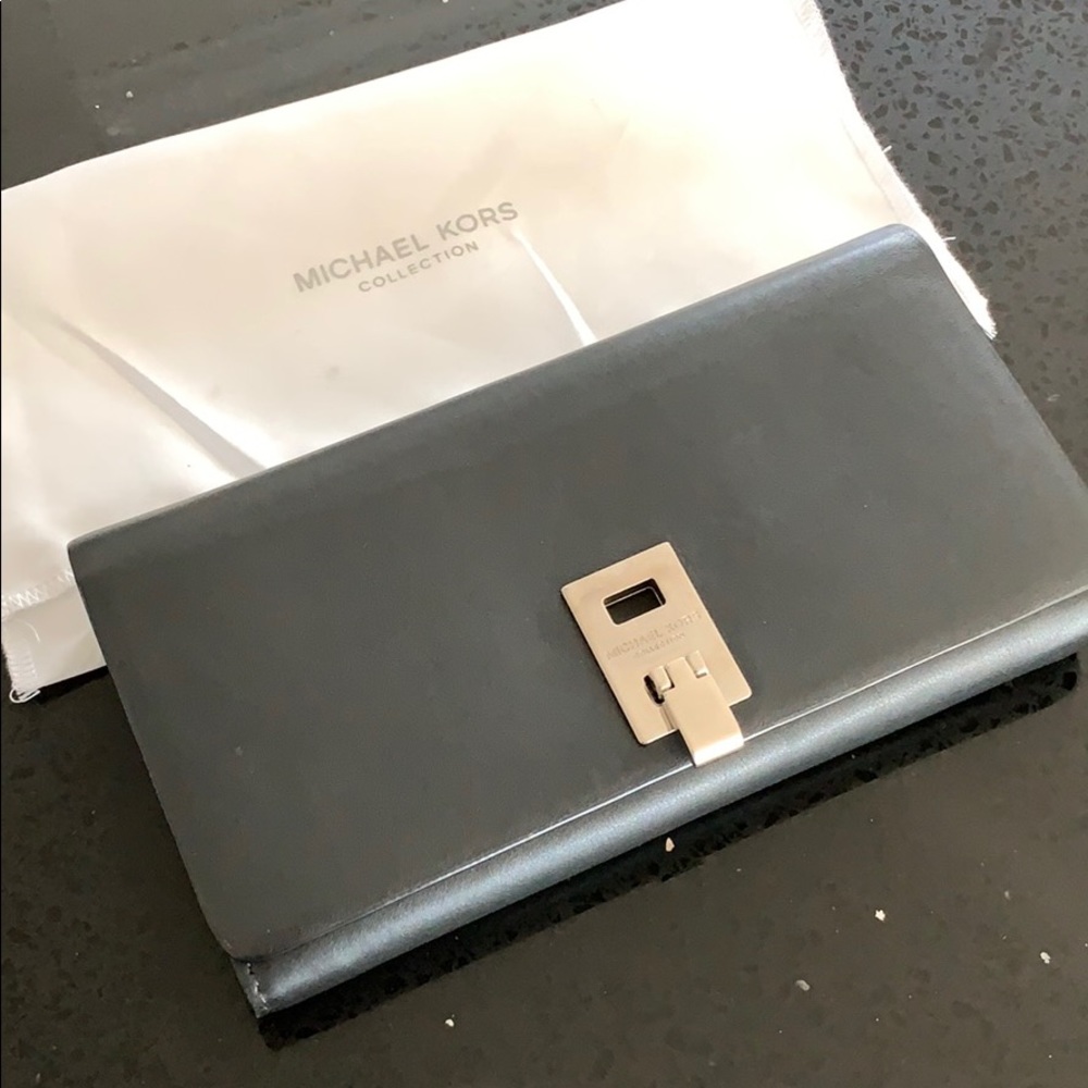 SALE! Michael Kors Collection Wallet - Gray